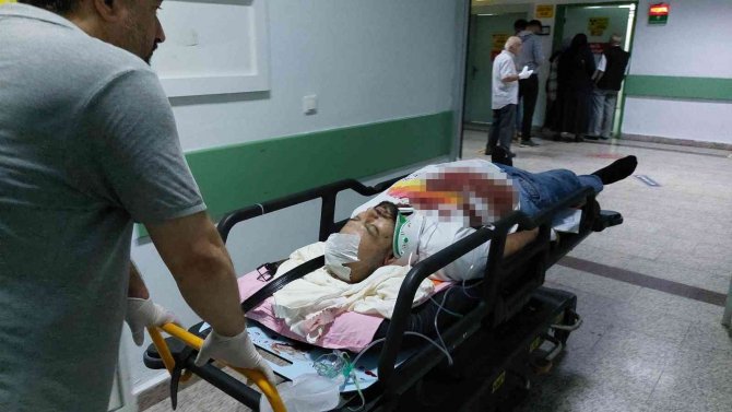 Yoldan Çıkan Otomobil Park Halindeki Kamyona Çarptı: 1 Yaralı