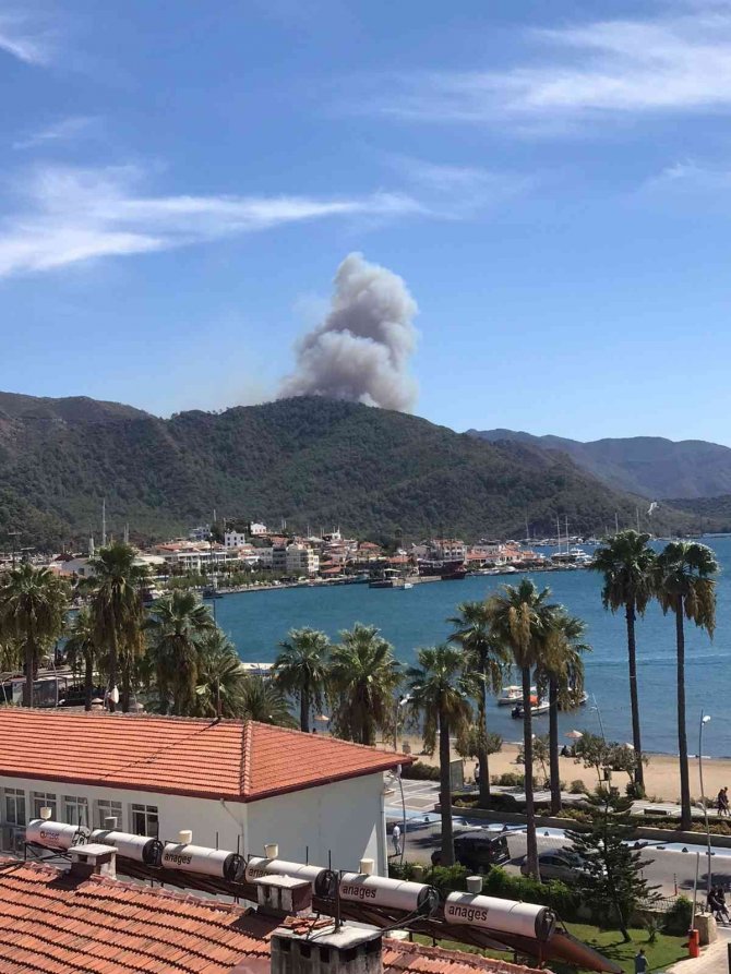 Marmaris’te Orman Yangını