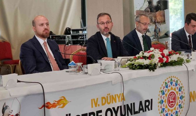 4. Dünya Göçebe Oyunları’nın Lansmanı Bakan Kasapoğlu’nun Katılımıyla Yapıldı