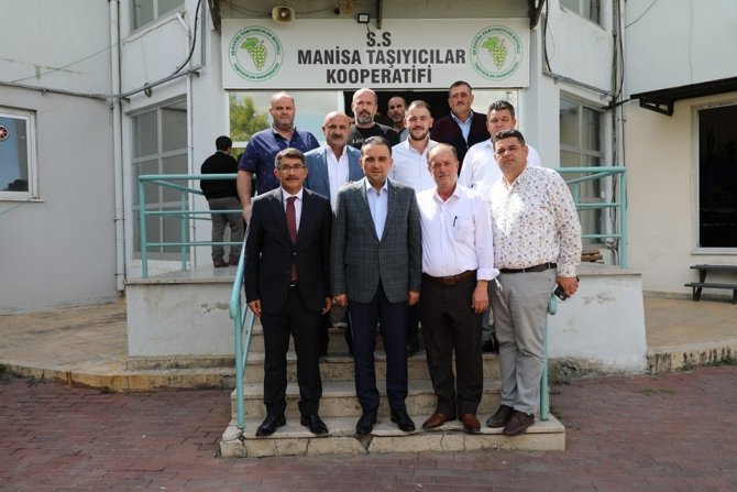 Başkan Çelik Ve Ak Parti’li Baybatur Taşıyıcılar Kooperatifiyle Buluştu