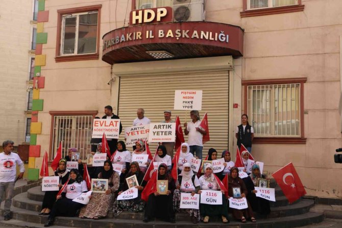 Evlat Nöbetine 5 Aile Katıldı Sayı 309’a Yükseldi