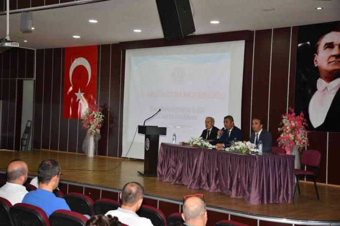 İ̇lk Defa Yöneticiliğe Atanan Eğitim Yöneticileriyle Toplantı Gerçekleşti