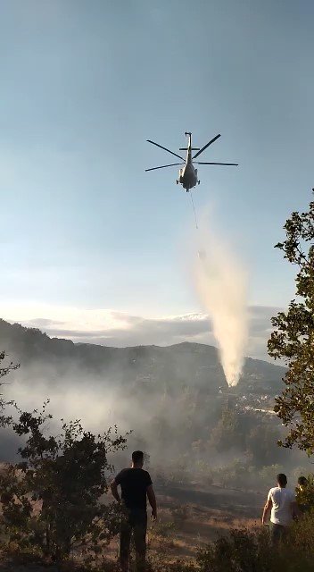 Yerleşim Alanlarını Tehdit Eden Orman Yangını Söndürüldü