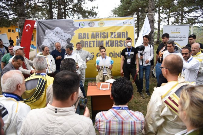 Bal Arısı Zehri Üretim Kursuna Yoğun İlgi