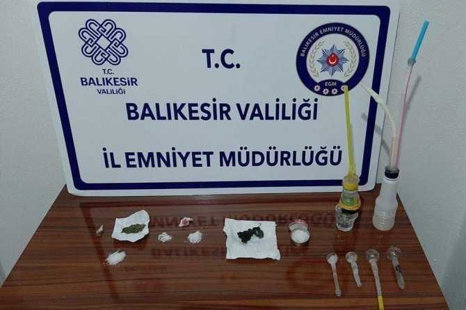 Gönen’de 7 Şahsa Uyuşturucu Operasyonu