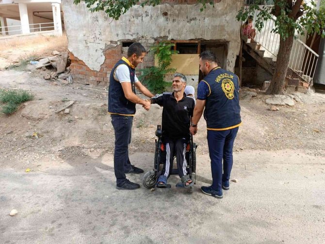 Engellinin Çalınan Akülü Aracı Polis Ekiplerince Bulundu