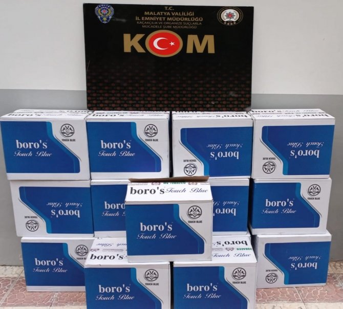 Malatya’da 186 Bin Kaçak Makaron Ele Geçirildi