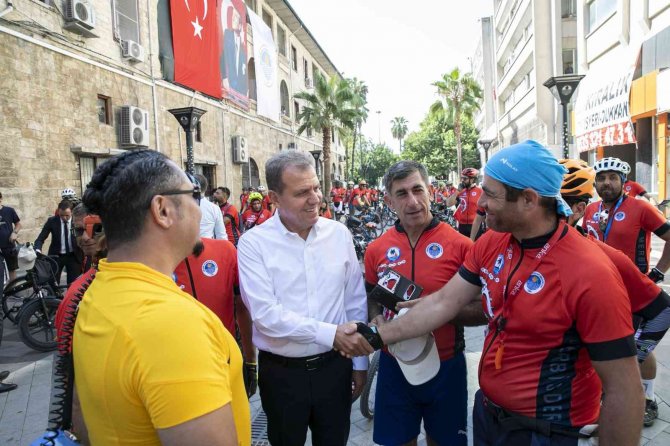 Bisikletlilerden Başkan Seçer’e ’Destek’ Teşekkürü