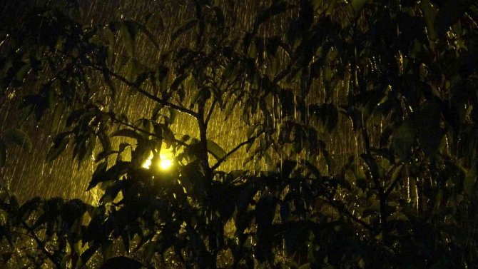 Osmaniye’de Gök Gürültülü Sağanak Yağış Etkili Oluyor