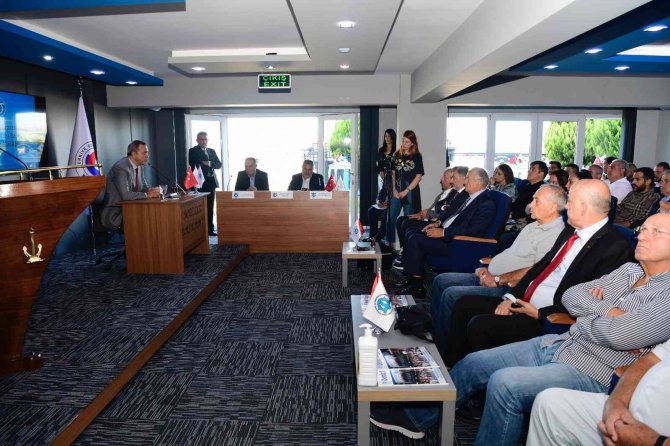 İ̇meak Deniz Ticaret Odası Başkanı Tamer Kıran Aliağa’da Üyelerle Buluştu