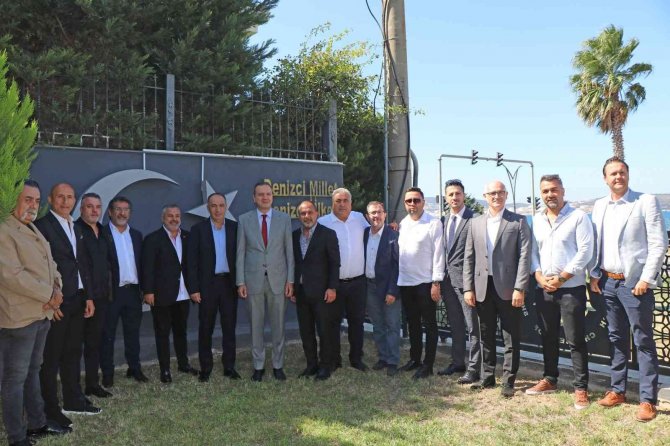 İ̇meak Deniz Ticaret Odası Başkanı Tamer Kıran Aliağa’da Üyelerle Buluştu