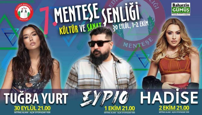 7’inci Menteşe Kültür Ve Sanat Şenliği Başlıyor