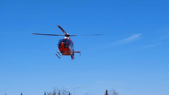 Samsun Hava Ambulansını Bekliyor