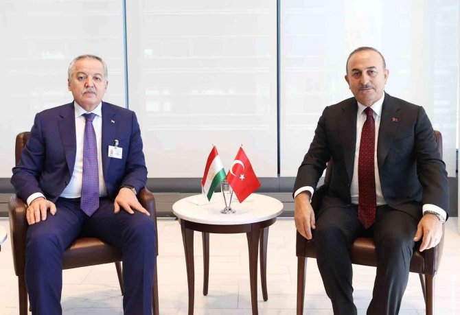 Çavuşoğlu, Tacikistan Ve İ̇sveç Dışişleri Bakanlarıyla Görüştü