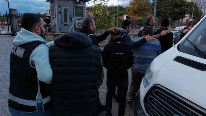 Suç Örgütü Operasyonundan 8 Kişi Daha Adliyeye Sevk Edildi