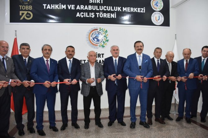 Siirt’te Tobb Atatürk Anadolu Lisesi İçin Açılış Kurdelesi Kesildi