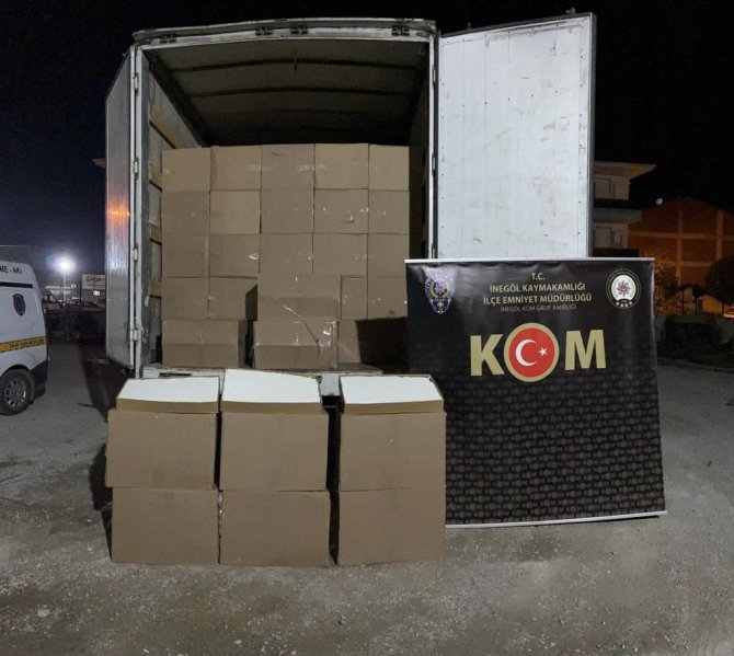 Bursa’da Kaçak Sigara Operasyonu