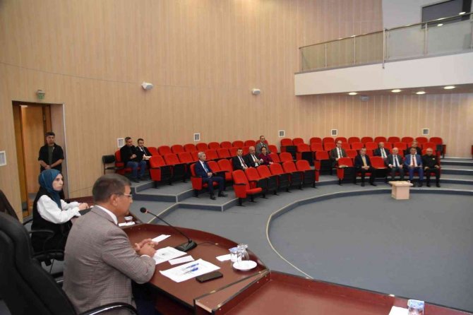 İ̇l İ̇dare Şube Müdürleri Toplantısı Yapıldı