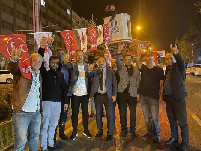 Erzurum Mhp Genel Başkanı Dr. Devlet Bahçeli Mitingine Hazır