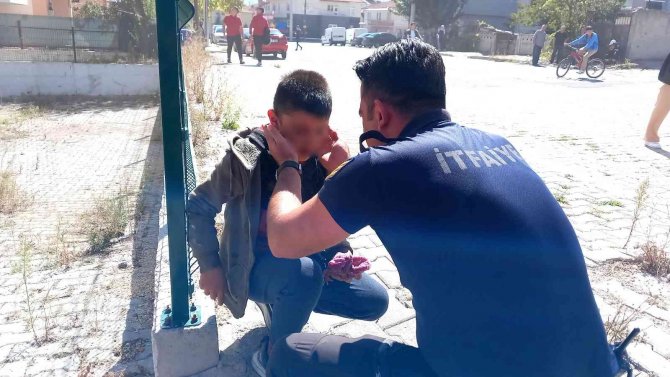 Yangında Dumanların Arasında Kalan Çocuğu İtfaiye Kurtardı