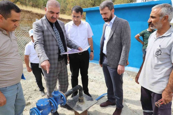 Di̇ski̇’den Kırsal Mahalleye Kesintisiz İçme Suyu