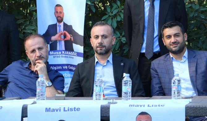 Dtso Başkan Adayı Karagöz: "Ticaret Odası Esnafın, Sanayicinin, Üreticinin Sorunlarına Çözüm Bulduğu Bir Kurum Olmalıdır”