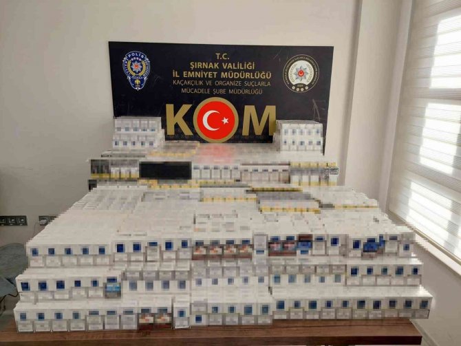 Şırnak’ta Kaçakçılık Ve Asayiş Operasyonu