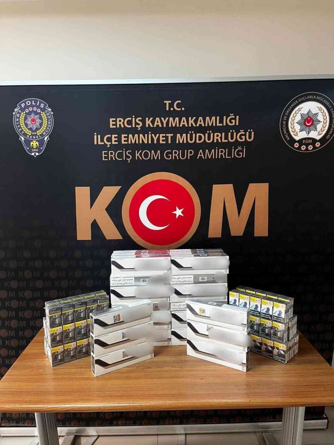 Van’da Çok Sayıda Gümrük Kaçağı Malzeme Ele Geçirildi