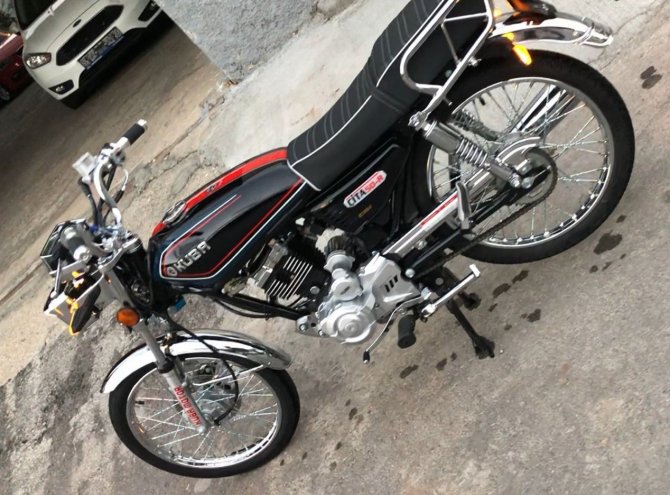 Park Halindeki Motosiklet Çalındı