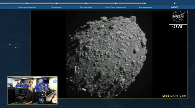 Nasa’nın Uzay Aracı Asteroit İle Çarpıştı