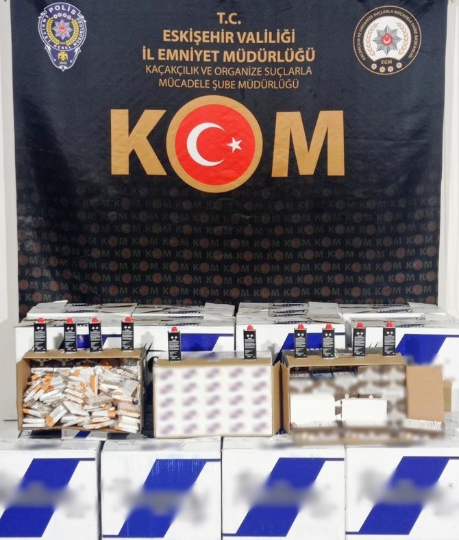 Eskişehir’de Binlerce Kaçak Ürün Ele Geçirildi, 6 Kişi Yakalandı