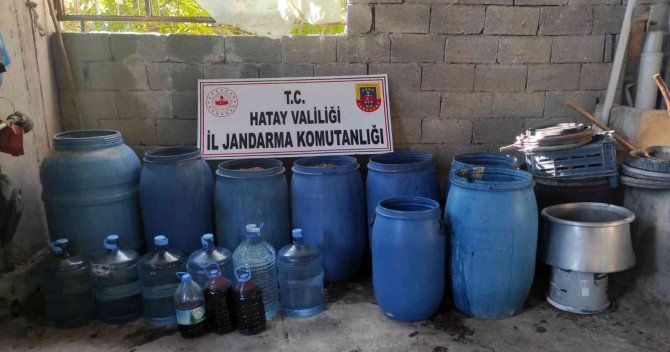 Hatay’da 4 Ton 765 Kilo Kaçak İçki Ele Geçirildi