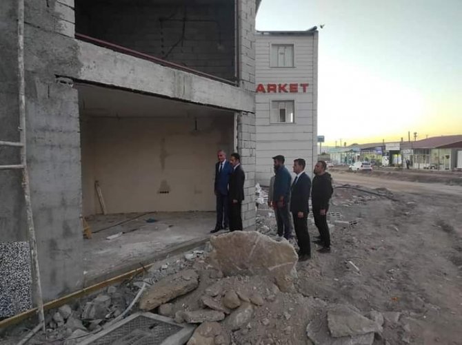 Kaymakam Ataman ‘Halk Ekmek Fırını’ İnşaatında İncelemelerde Bulundu