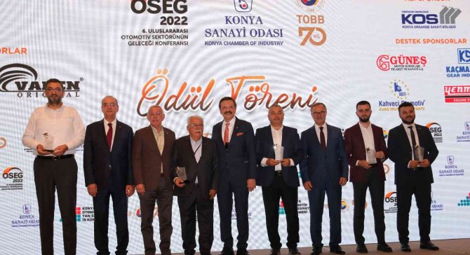 Konya’nın Otomotiv Devlerine Plaket Verildi