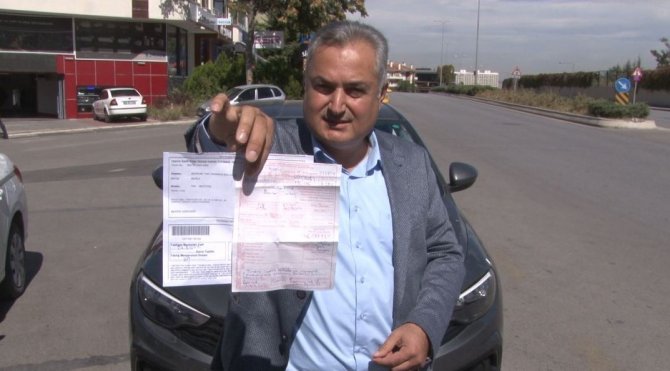 Otomobiline Gelen Motosiklet Cezasıyla Neye Uğradığını Şaşırdı