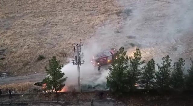 Gercüş’te Korkutan Yangın