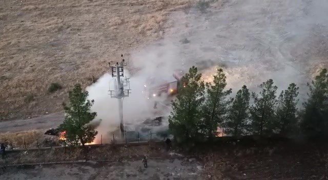 Gercüş’te Korkutan Yangın