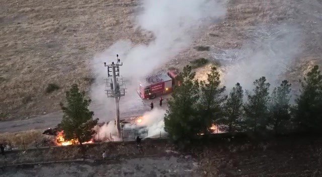 Gercüş’te Korkutan Yangın