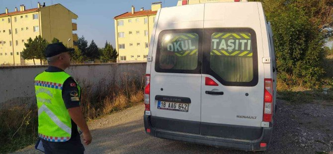 Çankırı’da Okul Servis Araçlarına Sıkı Denetim