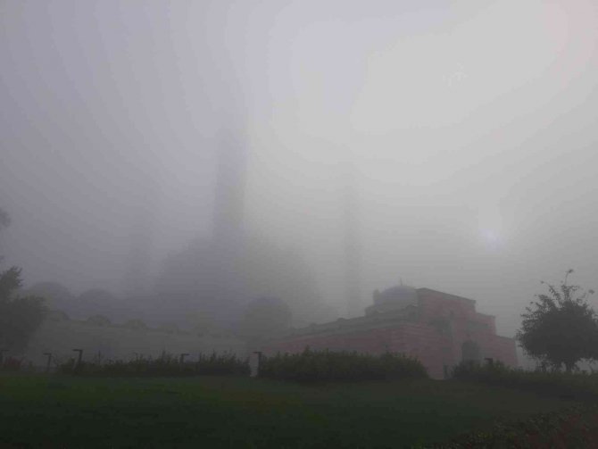 Edirne’de Sis Etkili Oldu, Selimiye Gözden Kayboldu