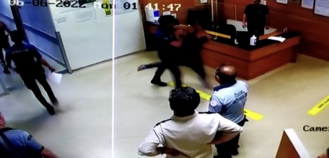 İ̇stanbul’da Polisin Kurtardığı Kadın, Polise Kafa Attı