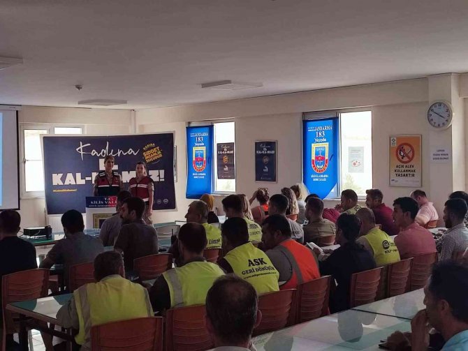 Fabrika İşçilerine “Kadına El Kalkamaz” Eğitimi