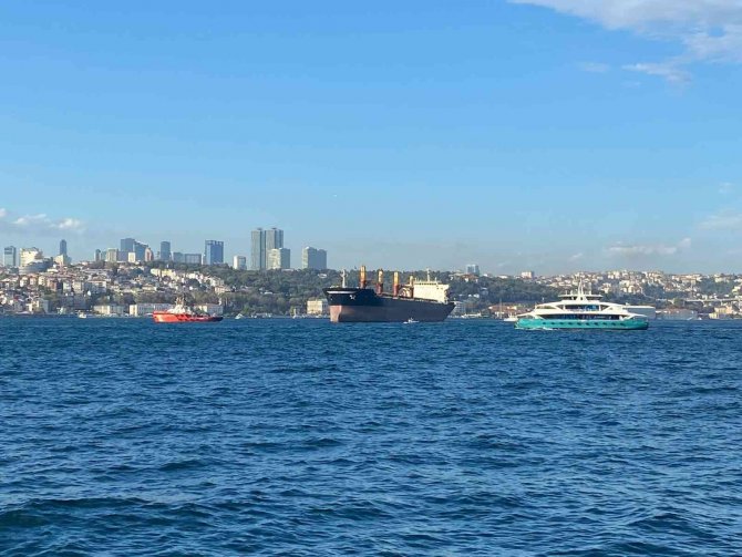 İ̇stanbul Boğaz’ında Gemi Arızası