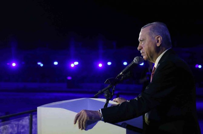 Cumhurbaşkanı Erdoğan, 4. Dünya Göçebe Oyunları’nda Konuştu