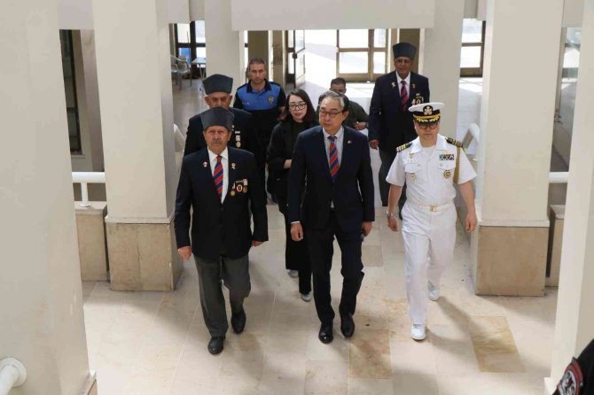 Güney Kore Büyükelçisinden Kore Gazisine Ziyaret