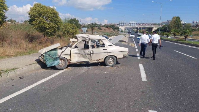 Ters Yöne Girip Otobüsle Çarpıştı: O Anlar Kamerada