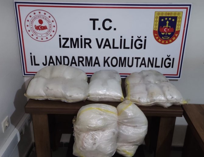 İ̇zmir’de Jandarmadan Rekor Uyuşturucu Operasyonu