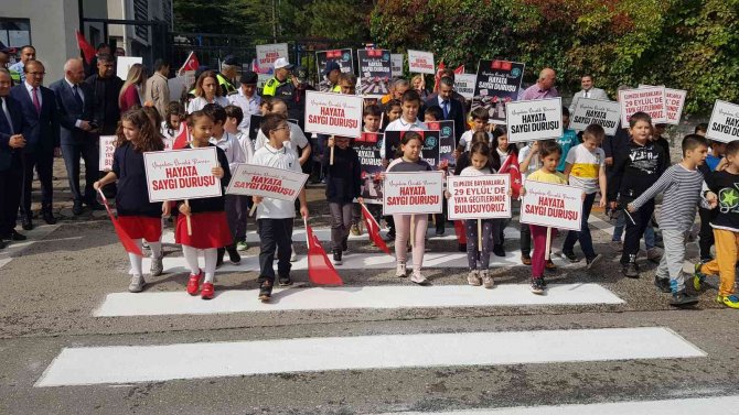 Karabük’te “Önce Yaya Uygulaması” Farkındalık Etkinliği Düzenlendi