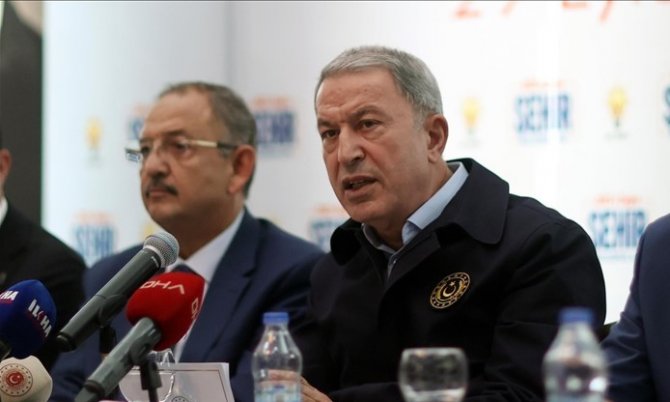 Milli Savunma Bakanı Akar: "Tsk, Kuzey Irak’a 140 Kilometre Girdi"