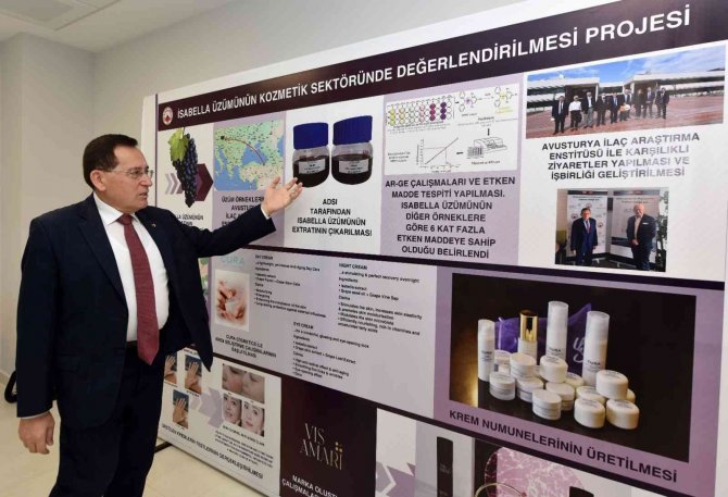 Trabzon’da Kokulu Üzümden Güzellik Kremi Üretildi